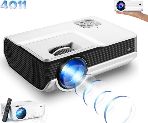 FunLites 4011 Model, 4600lux Portable Video Projector