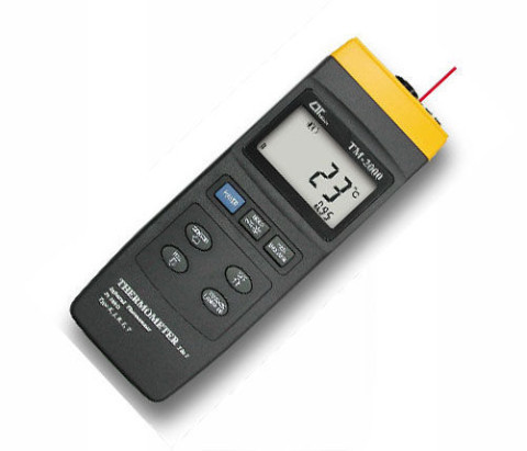 ترمومتر تماسی و غیر تماسی (مولتی ترموکوپل) تایوانی مدل 2000 لوترون