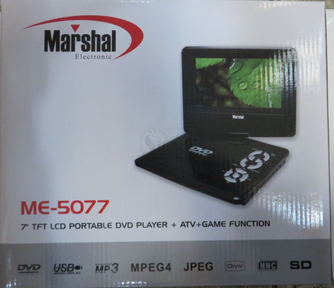 Marshal 7 inch Portable TV and DVD Player - ME-5077