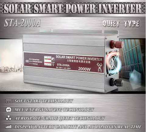 پاور اینورتر شبه سینوسی 2000 وات- کیفیت عالی- GHK مدل STA-2000A عکس خصوصیات