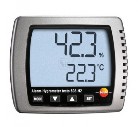 Alarm-Hygrometer Testo 608-H2 Thermohygrometer wall desktop high precision Temperature and humidity