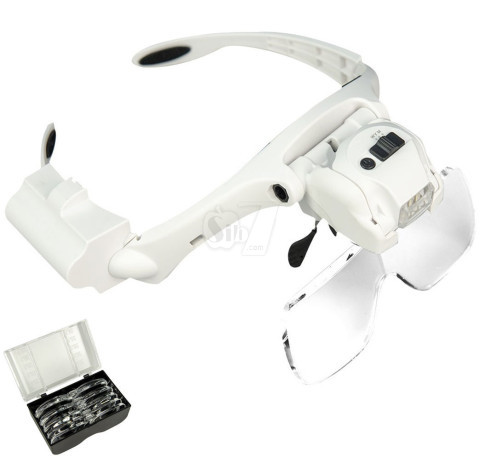 ذره ‌بین عینکی 5 لنز مدل 9898.7(RD)