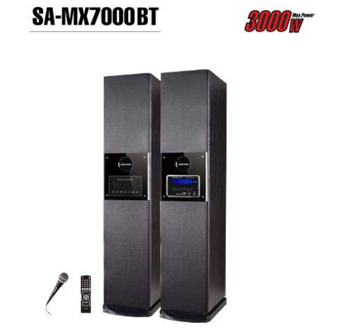  SA-MX7000BT CONCORD 2 Channel 3000w Active Speakers with Bluetooth Connectivity and FM Radio