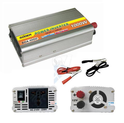 Suoer 1000W DC 12V to AC 220V POWER INVERTER