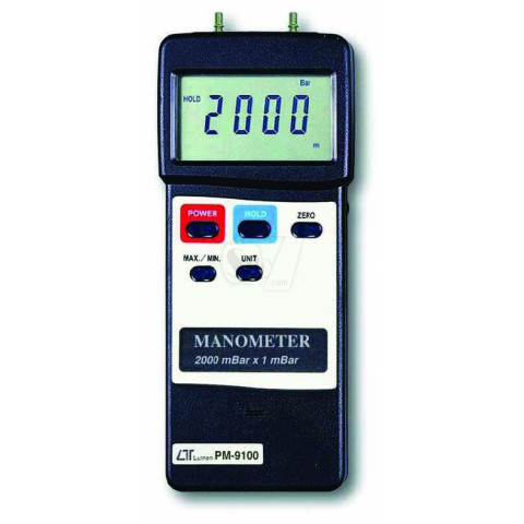 مانومتر دیجیتالی ( فشارسنج تفاضلی ) تایوانی مدل 9100 لوترون