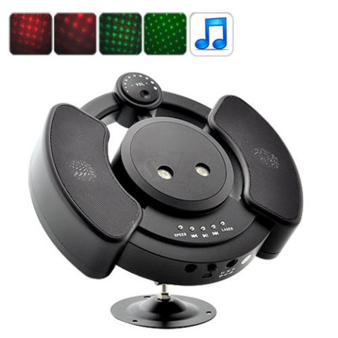150mW Laser Projector with Stereo Speakers and MP3 Player (1GB)