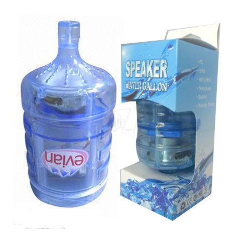 Water Gallon Shape USB MP3 Player With FM Speaker