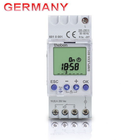 Theben Electrical Weekly Timer Switch SIMPLEXA 601