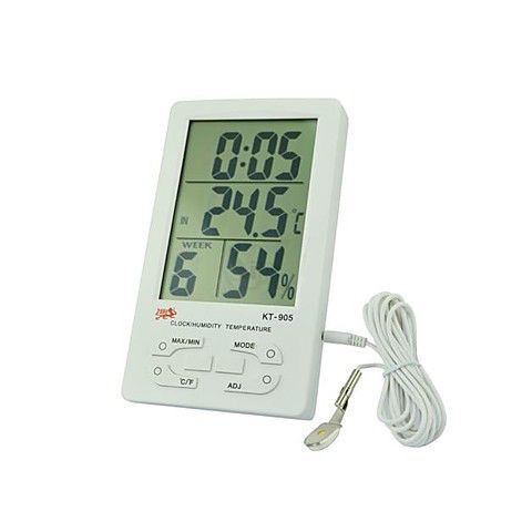 رطوبت سنج و دماسنج دیجیتالی 2 سنسور همزمان مدل 905