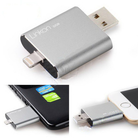 حافظه اکسترنال و فلش مموری لینکن 8 پین مخصوص آیفون و آیپد