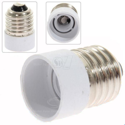 E27 to E14 Light Bulb and Lamp Socket Converter Adapter