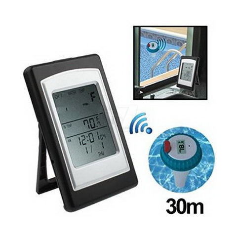 دماسنج با سنسور بیسیم مدل 122 سنسور ضد آب تا عمق 30 متر و برد 100 متر دارای ساعت زنگدار