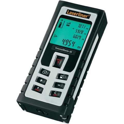 متر لیزری با برد 100 متری لیزرلاینر آلمان با قابلیت اندازه گیری فاصله و محاسبه مساحت،محیط و حجم توسط نور لیزر