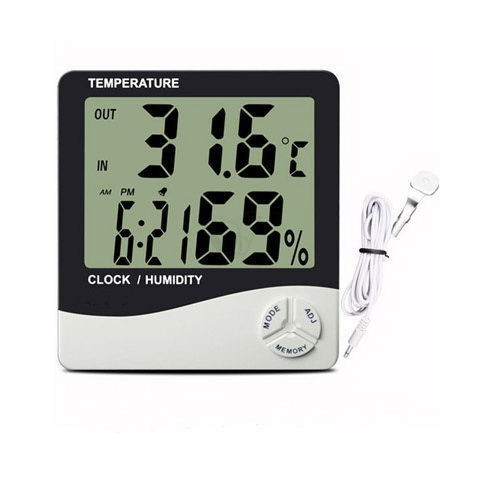 رطوبت سنج و دماسنج دیجیتالی رومیزی مدل 882