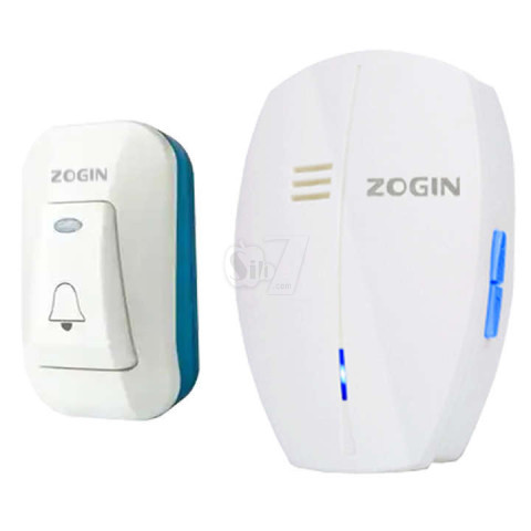 زنگ اخبار وایرلس تک شستی B1-27-WW سفید