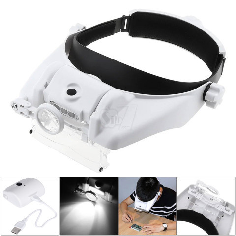 ذره بین کلاهی چراغدار مدل 82000MC