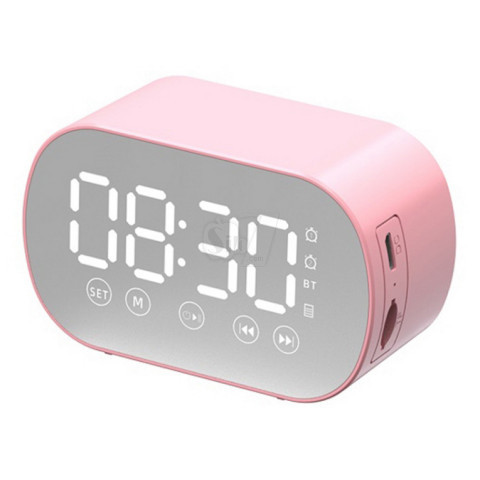 S15 Wireless Card Bluetooth Speaker and Mini Digital Alarm Clock