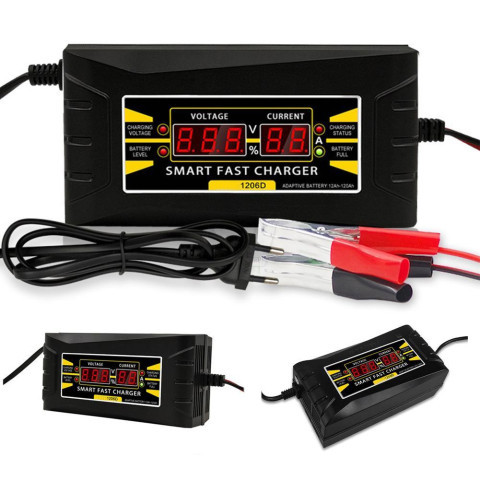 1206 12V 6A Lead Acid Intelligent Automatic Battery Charger