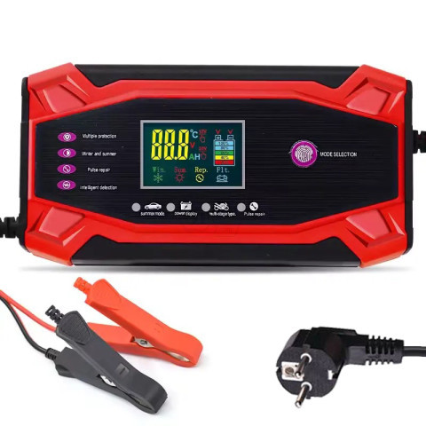 Q-DP1000 CCB-1210 Intelligent 12V 10A and 24V 5A Pulse Repair Automatic Battery Charger