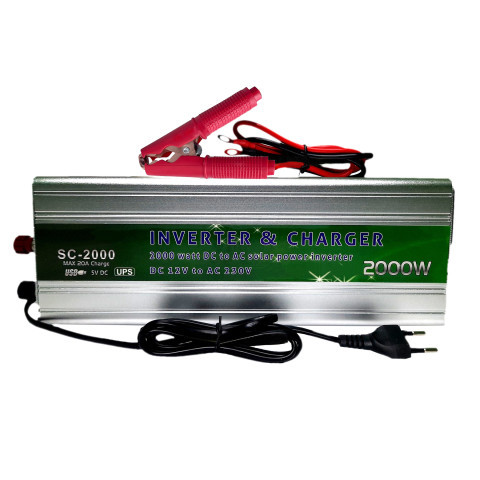 SC-2000 UPS 20A Charge Inverter & charger 2000 watt DC to AC solar power Inverter with Battery Charger
