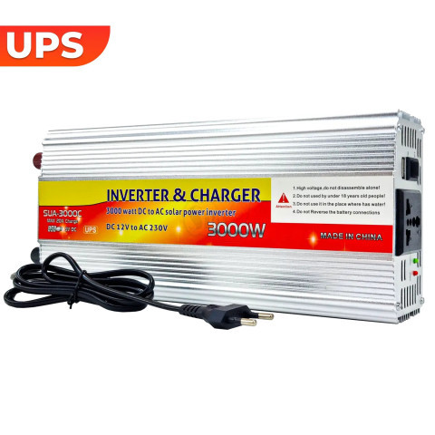 SUA-3000C UPS 20A Charge Inverter & charger 3000 watt DC to AC solar power Inverter with Battery Charger