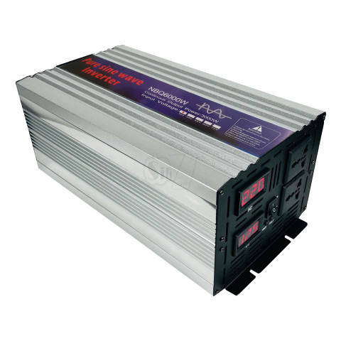 NBQ6000W Pure Sine Wave Power Inverter DC 12V to AC220V