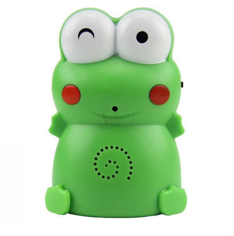 قورباغه سبز دارای سنسور حرکتی و پخش اتوماتیک پیغام خوش امدگویی