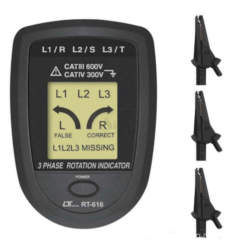 3 Phase Rotation Tester  and Digital tachometer  Lutron RT-616