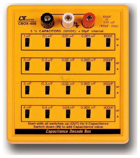 Capacitance Decade Box LUTRON CBOX-406