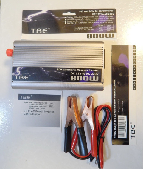 800W Car DC 12V to AC 220V