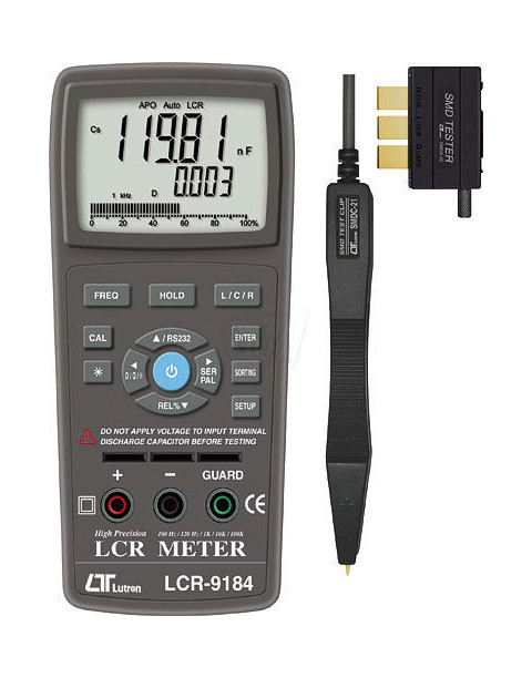 LCR meter, backlight, sorting function, professional Lutron LCR-9184