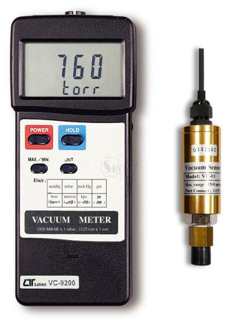 وکیوم متر و خلاء سنج دیجیتالی تایوانی مدل 9200 لوترون