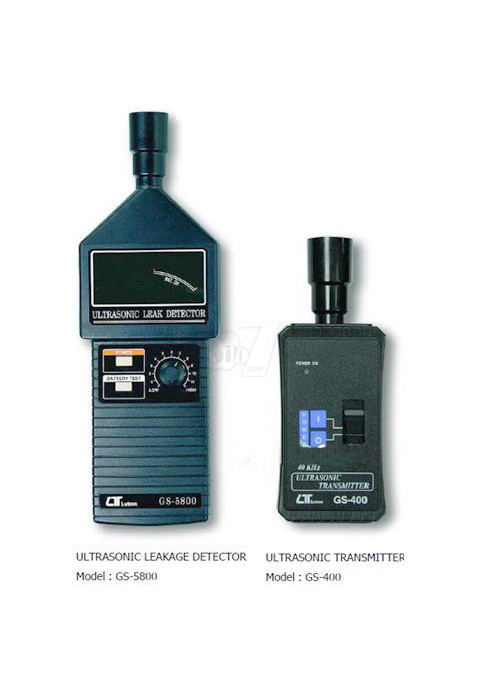 Ultrasonic Leak Leakage Detector Meter LUTRON GS-5800 + GS-400 Ultrasonic transmitter