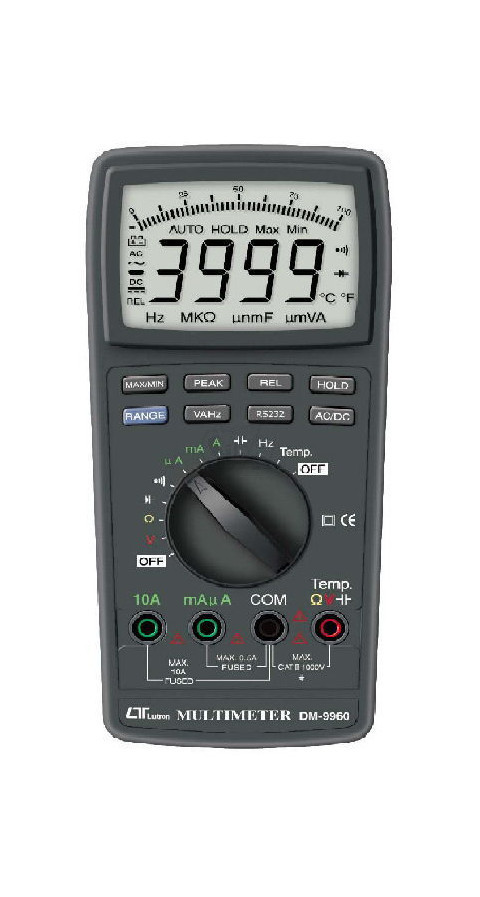 AUTO RANGE MULTIMETER CAT III 1000V LUTRON DM-9960