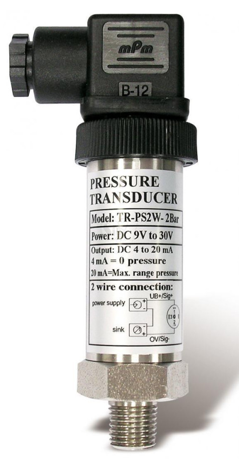 2 WIRES PRESSURE TRANSMITTER LUTRON TR-PS2W-xxBAR