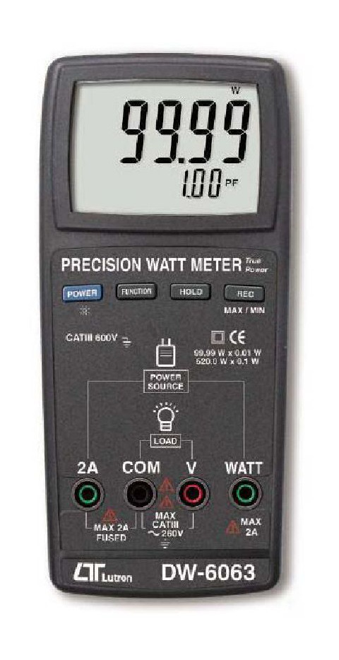 PRECISION WATT METER LUTRON DW-6063