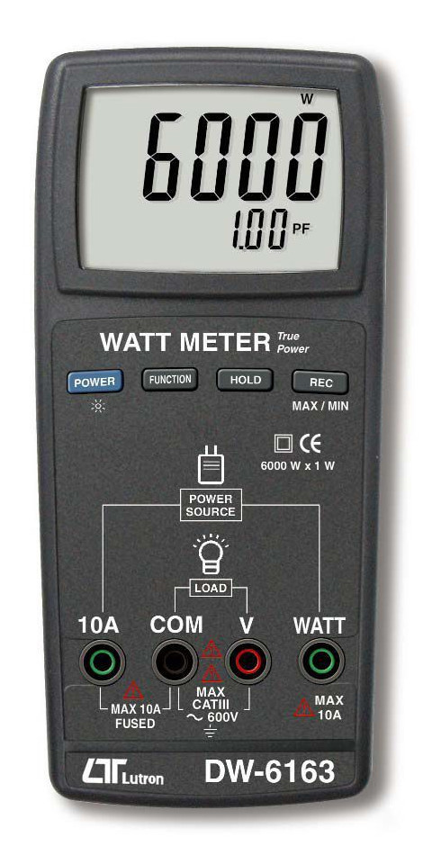 6000 Watt True Power Digital Watt Meter Lutron DW-6163