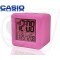 Casio E0717 Silicon Gel Digital LED Alarm Clock with Background Color light , Smart Sensor Night Light, Calendar