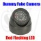 Simulated Dummy Fake surveillance and Security imitation Dome camera system with IR and LED Light