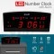 JINNIU N1024-3 Digital LED Clock with 8 Alarm and 12 Birthday Reminder