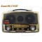 Kemai MD-1701BT Wooden Classic 3Band Radio and Bluetooth USB SD MP3Player