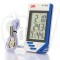 KT-908 LCD Dual Sensor Indoor Outdoor Digital Thermometer Hygrometer with Clock