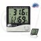 TEM881 LCD Digital Indoor Thermometer Hygrometer with Clock