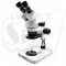 YAXUN AK10 Binocular Boom Stand Zoom Industrial 7X-45X Stereo Microscope with 8 Watt Fluorescent Ring Lamp