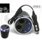 Earldom ET-M15 Smart Current Demitasse USB and Cigarette Car Charger With USB/Bluetooth Player and FM Transmitter