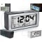 Digital Alarm Clock With Large LCD Temperature Date, Double Alarm And Intelligent Lighting