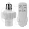 Wireless Remote Control Light Bulb Base Switch E27 Lamp holder with Timing Function