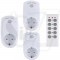 ES9939G 3 Sockets 10A Learning Wireless Remote Control Wall electric socket