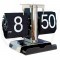 ساعت ورقه ای فلیپ Flip Clock مدل SQ-SB-OR پایه کشودار