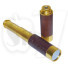Brass M9x32 Compact Pocket-sized Telescope Monocular - Yellow + Brown